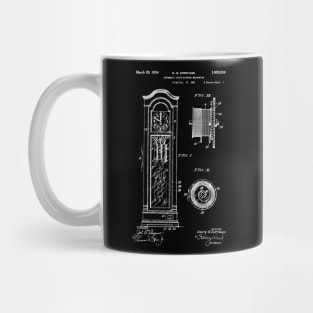 Old Clock patent / clock blueprint Mug